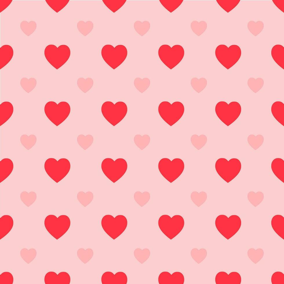 kostenloser Vektor Herzmuster Liebhaber rosa Hintergrund