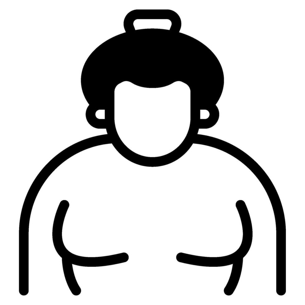 Sumo Symbol Illustration, zum uiux, Infografik, usw vektor