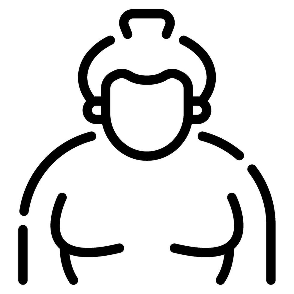 Sumo Symbol Illustration, zum uiux, Infografik, usw vektor