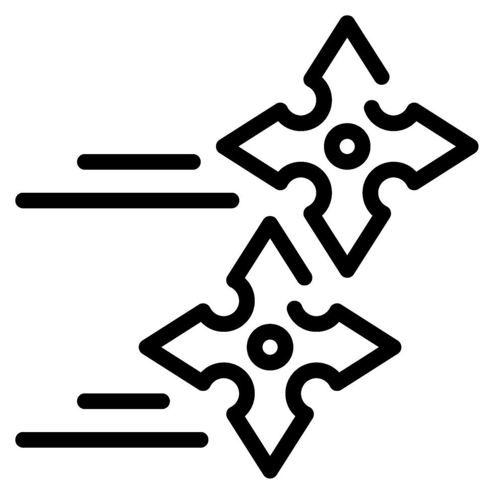 Shuriken Symbol Illustration, zum uiux, Infografik, usw vektor