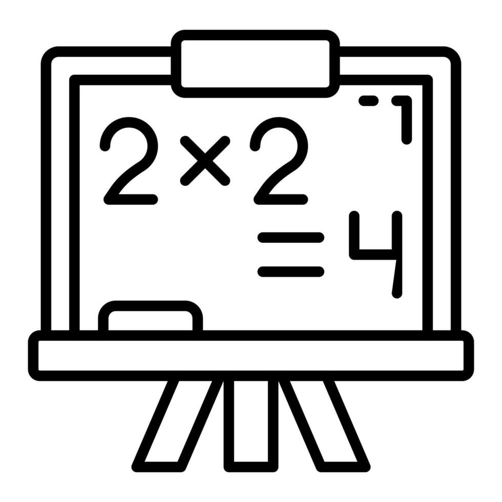Tafel Symbol im Vektor. Illustration vektor
