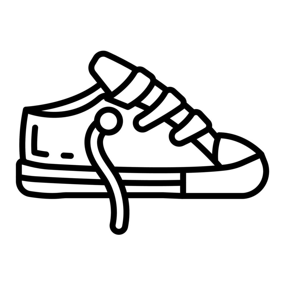 Kinder Schuhe Symbol im Vektor. Illustration vektor
