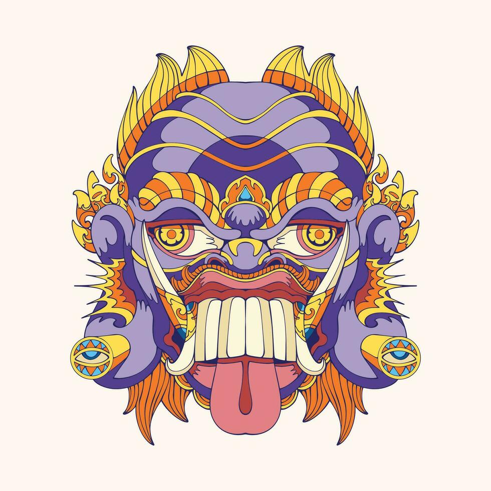 design barong dansa vektor