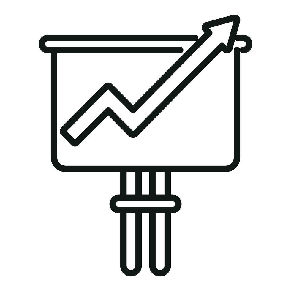 Realisierung Graph Diagramm Symbol Gliederung Vektor. Herausforderung Mentor Arbeit vektor