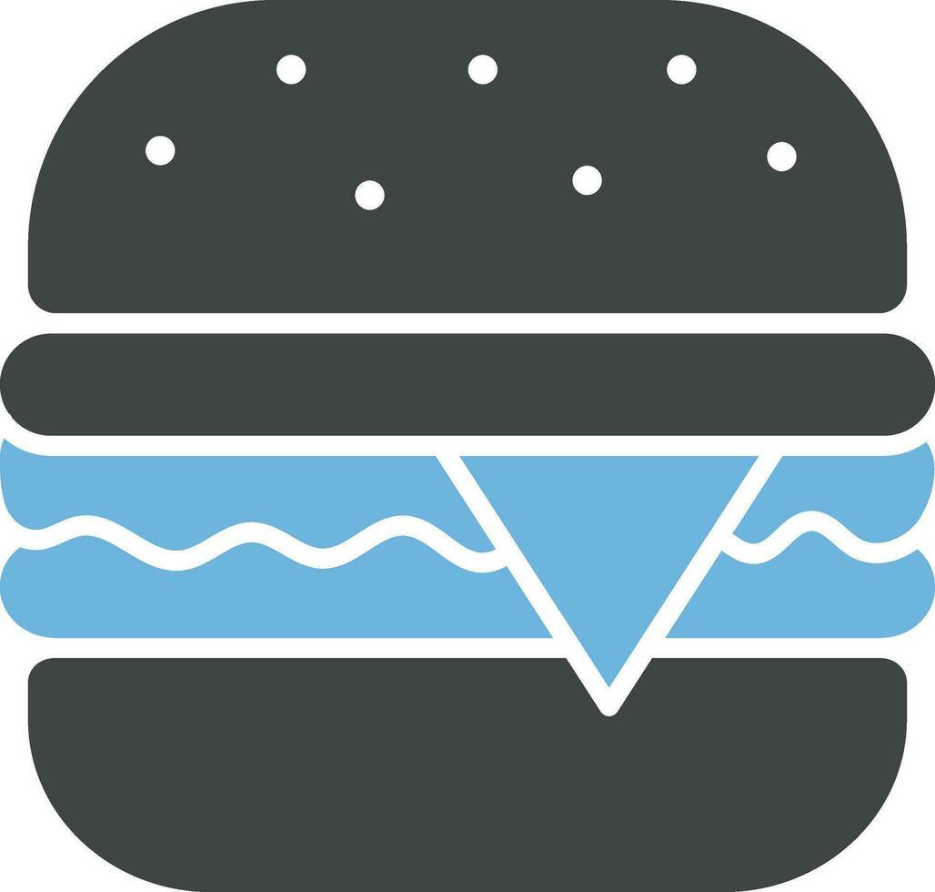 Burger Symbol Vektor Bild. geeignet zum Handy, Mobiltelefon Apps, Netz Apps und drucken Medien.