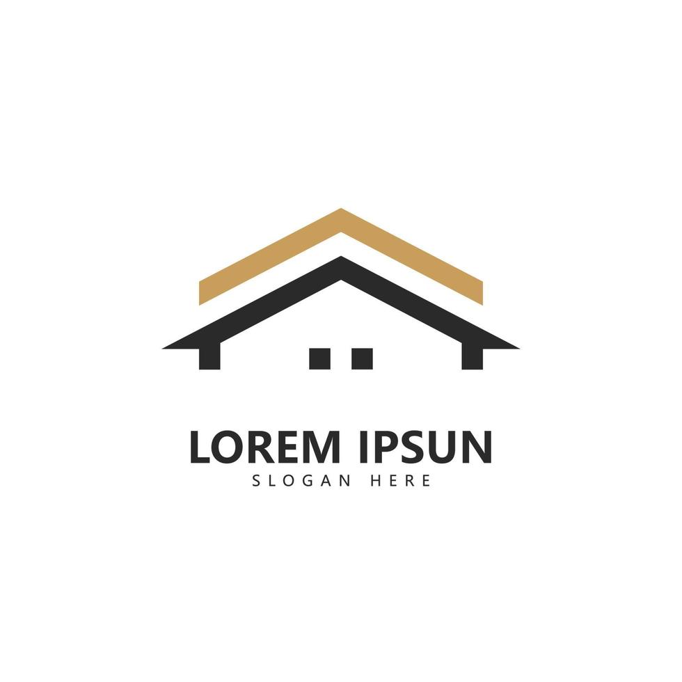 Home-Immobilien-Logo-Symbol-Vektor-Vorlage-Design vektor