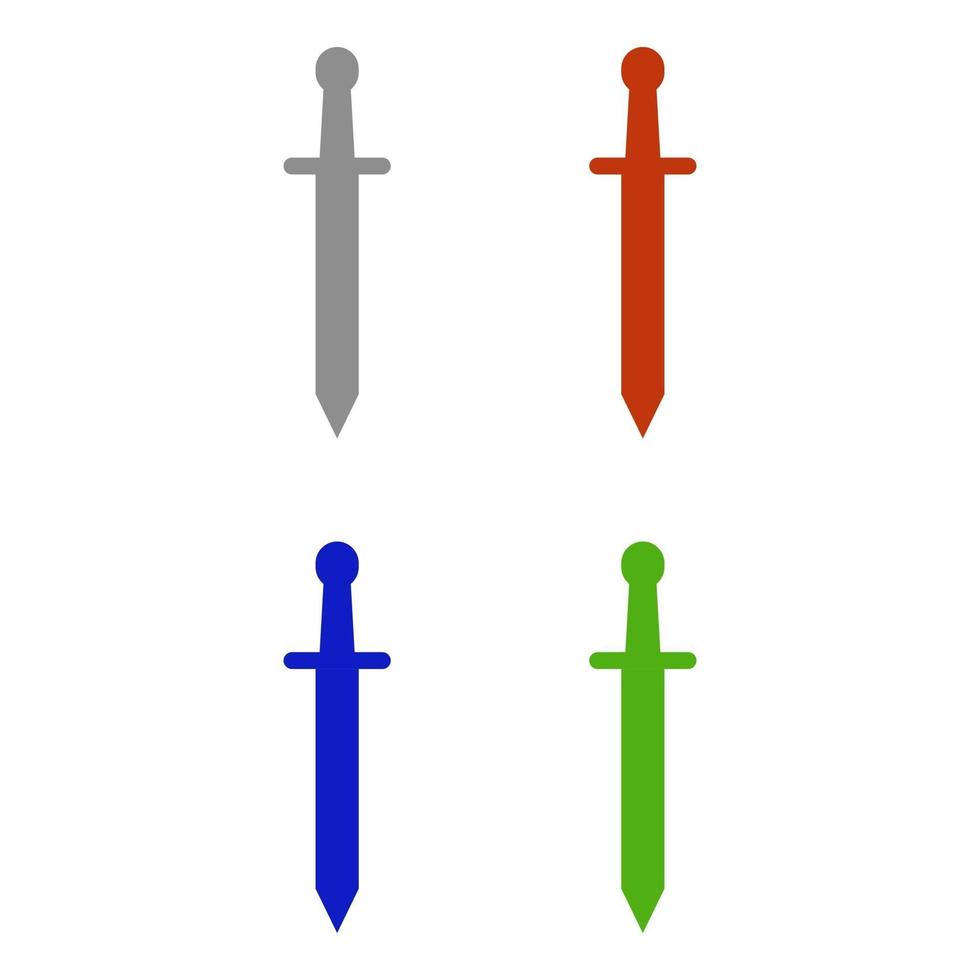 Schwert im Hintergrund illustriert vektor