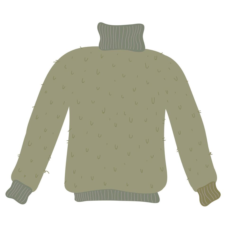 Kleidung warm, Pullover kuschelig, Pelz, Wolle, Wintersweatshirt vektor