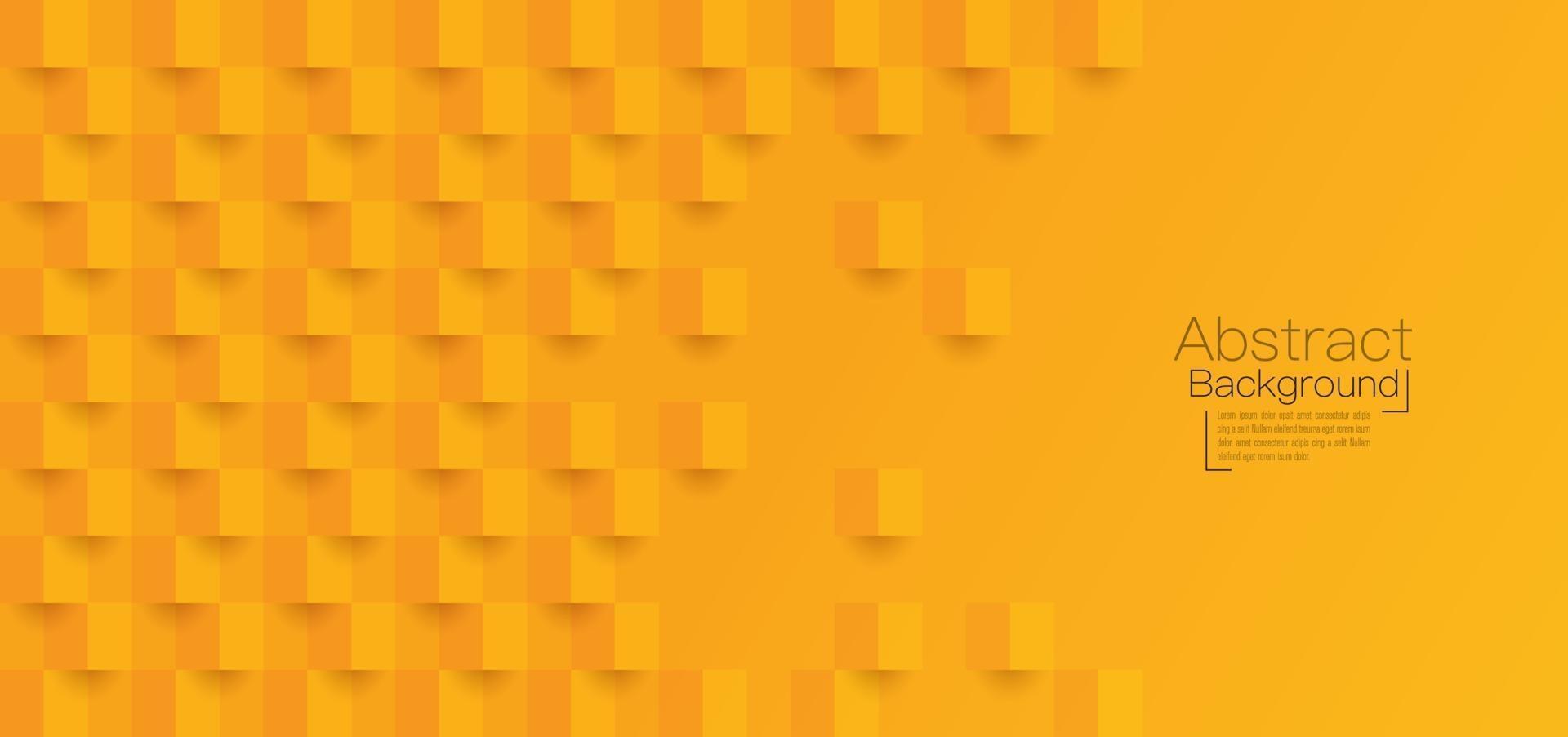 abstrakt geometrisk form orange bakgrund vektor