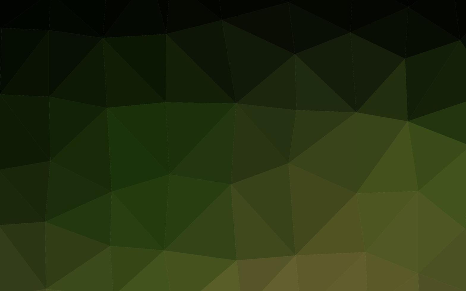 mörkgrön vektor polygonal mall.