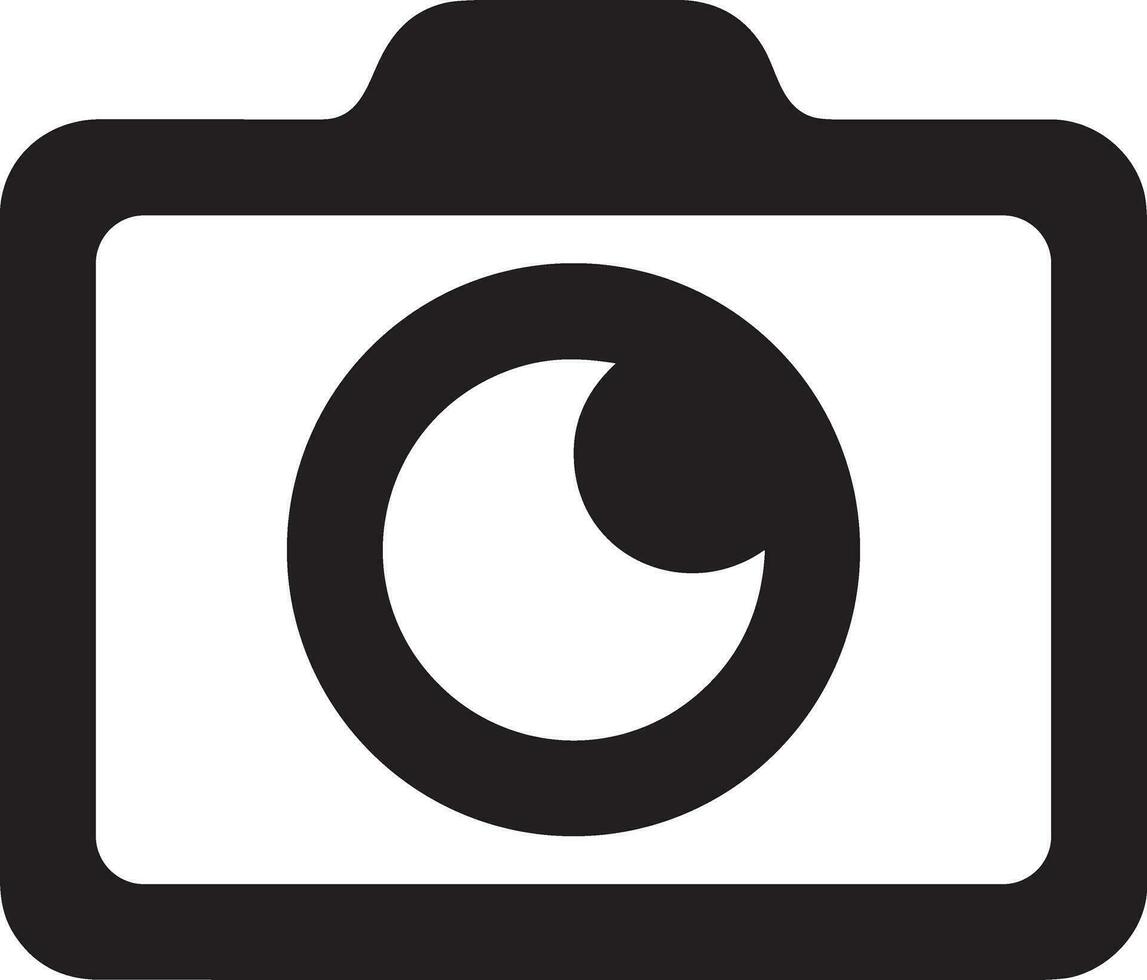 Kamera Fotografie Symbol Symbol Vektor Bild. Illustration von Multimedia fotografisch Linse Grafik Design Bild