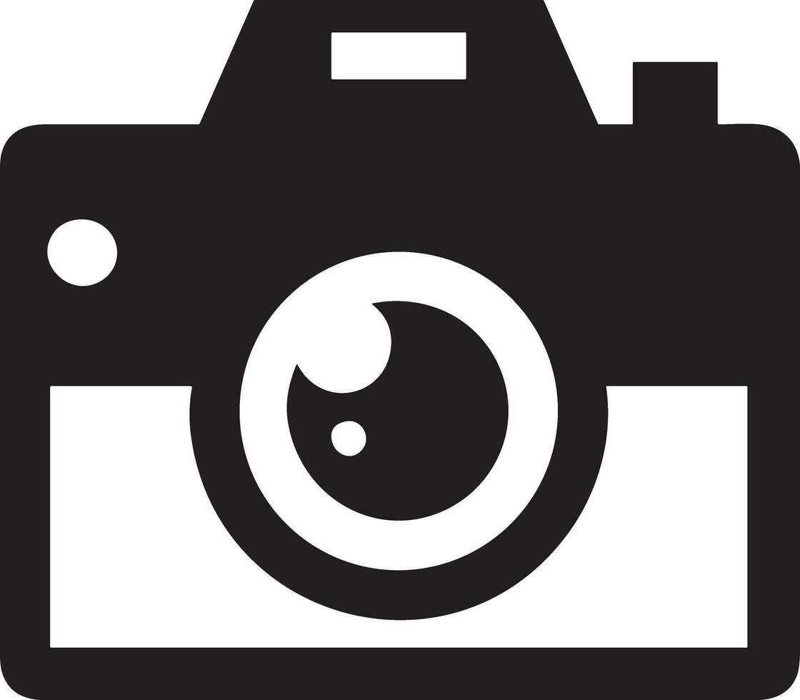 Kamera Fotografie Symbol Symbol Vektor Bild. Illustration von Multimedia fotografisch Linse Grafik Design Bild