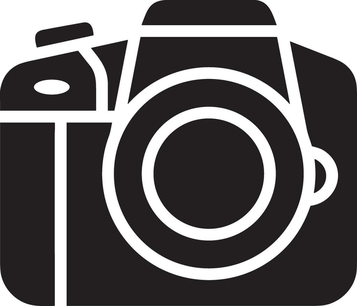 kamera fotografi ikon symbol vektor bild. illustration av multimedia fotografisk lins grafisk design bild