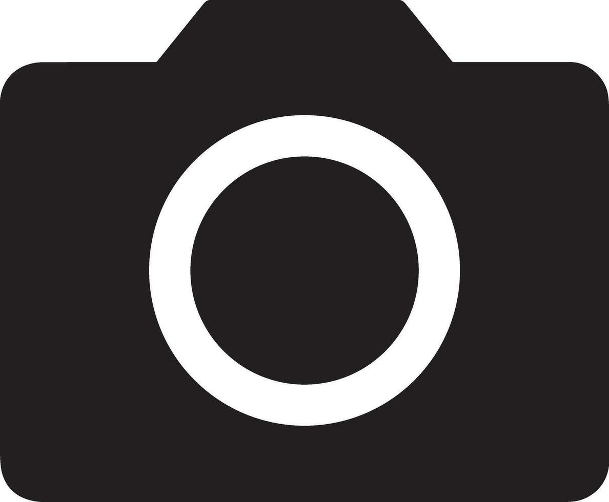 kamera fotografi ikon symbol vektor bild. illustration av multimedia fotografisk lins grafisk design bild