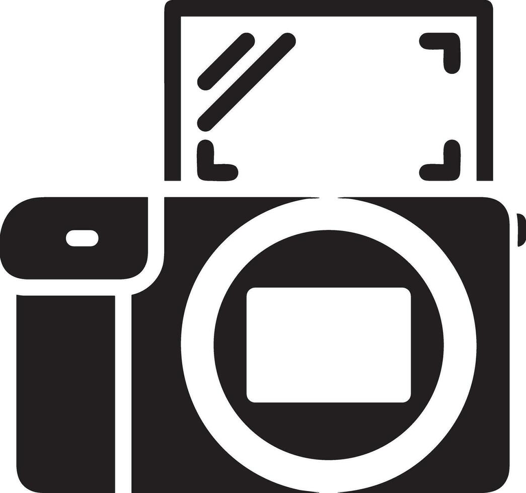 Kamera Fotografie Symbol Symbol Vektor Bild. Illustration von Multimedia fotografisch Linse Grafik Design Bild