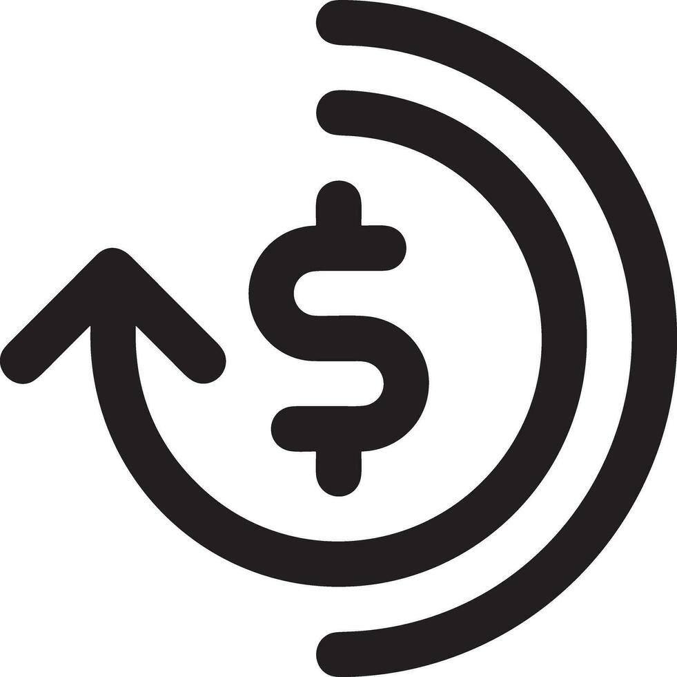 Geld Austausch Zahlung Symbol Symbol Vektor Bild. Illustration von das Dollar Währung Münze Grafik Design Bild