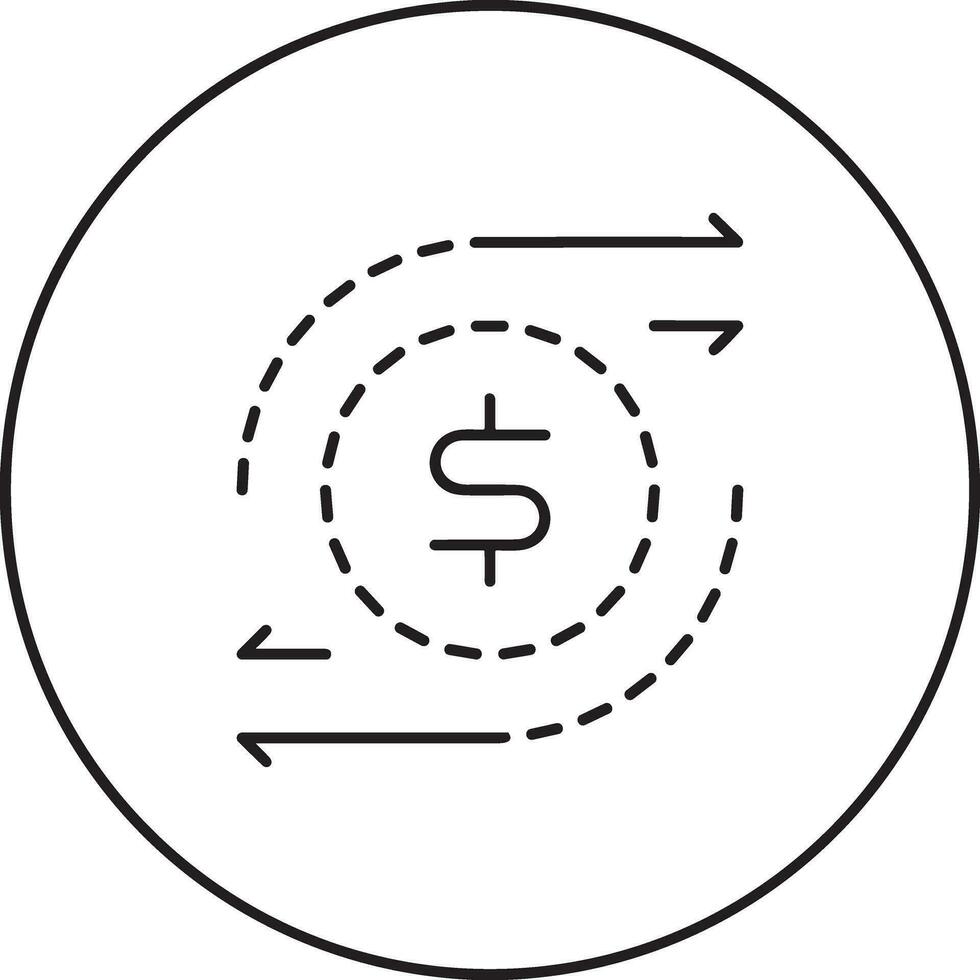 pengar utbyta betalning ikon symbol vektor bild. illustration av de dollar valuta mynt grafisk design bild