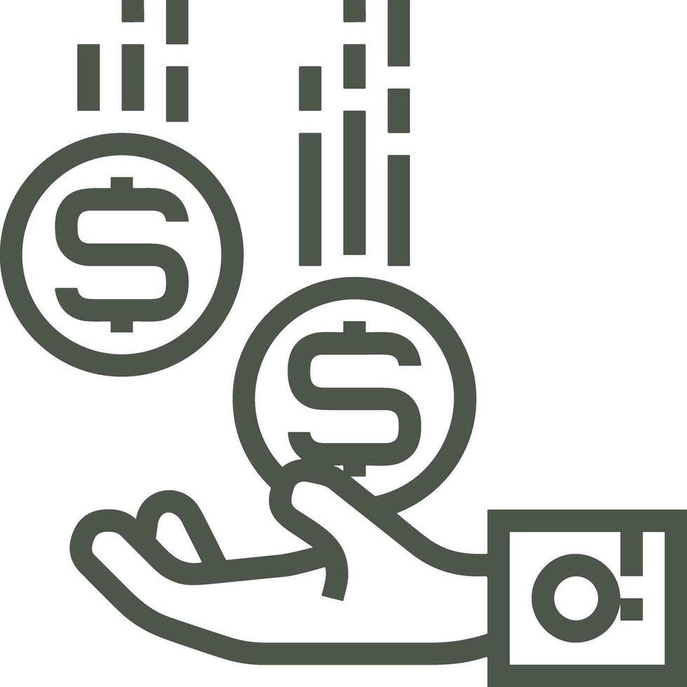 Geld Austausch Zahlung Symbol Symbol Vektor Bild. Illustration von das Dollar Währung Münze Grafik Design Bild