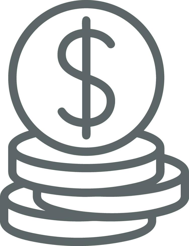 pengar utbyta betalning ikon symbol vektor bild. illustration av de dollar valuta mynt grafisk design bild