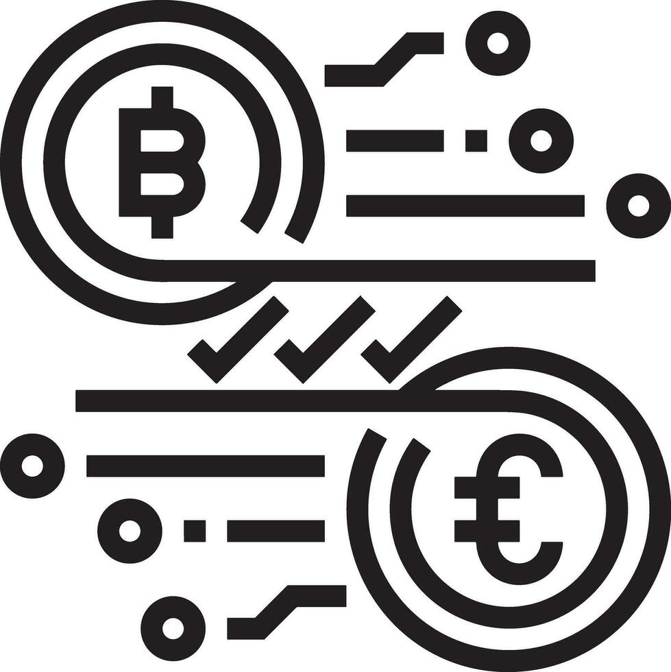 Geld Austausch Zahlung Symbol Symbol Vektor Bild. Illustration von das Dollar Währung Münze Grafik Design Bild