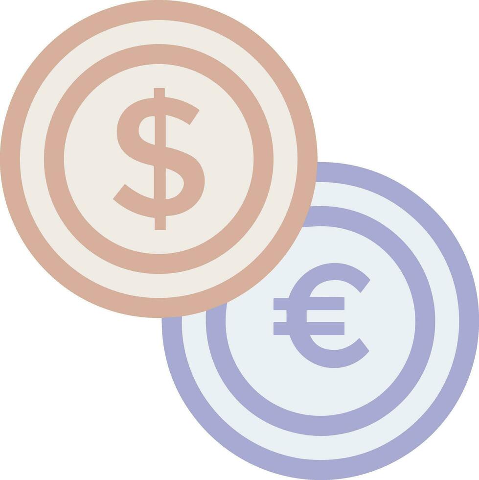 Geld Austausch Zahlung Symbol Symbol Vektor Bild. Illustration von das Dollar Währung Münze Grafik Design Bild