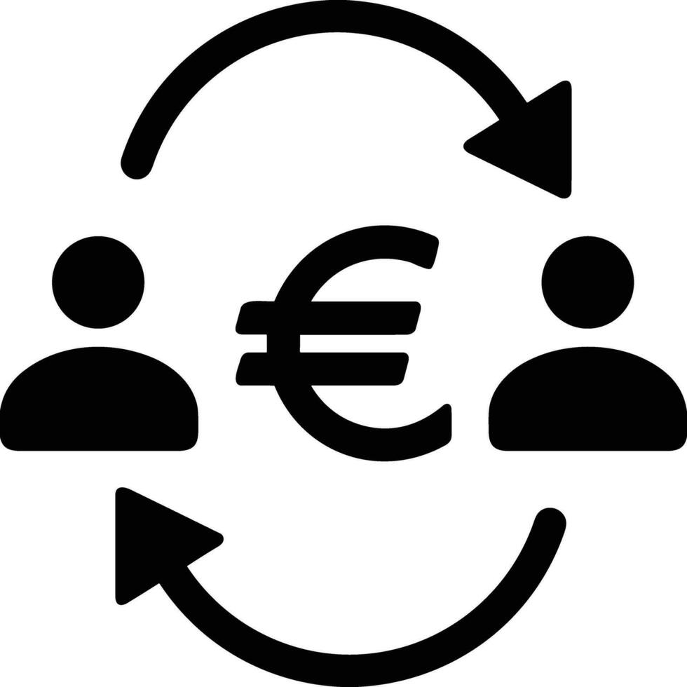 pengar utbyta betalning ikon symbol vektor bild. illustration av de dollar valuta mynt grafisk design bild