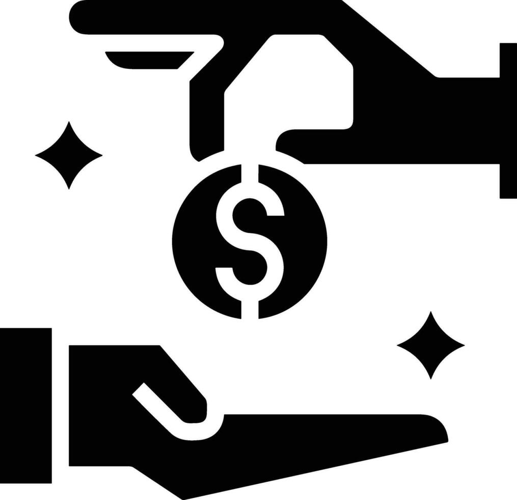 Geld Austausch Zahlung Symbol Symbol Vektor Bild. Illustration von das Dollar Währung Münze Grafik Design Bild