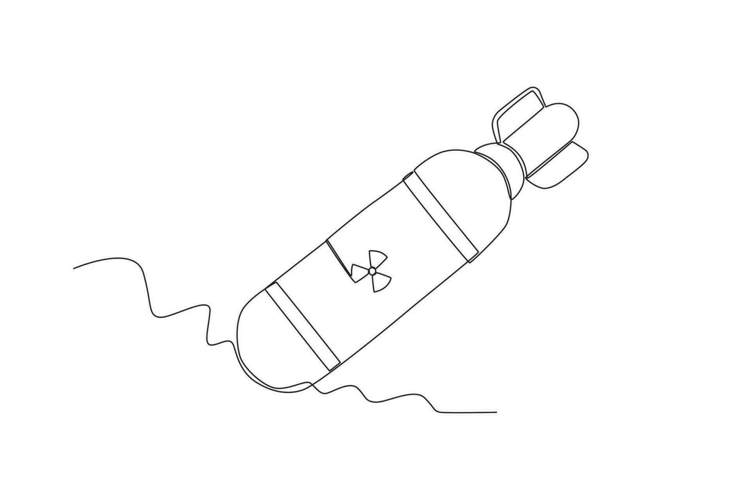 ein Tube gefüllt mit nuklear Energie vektor