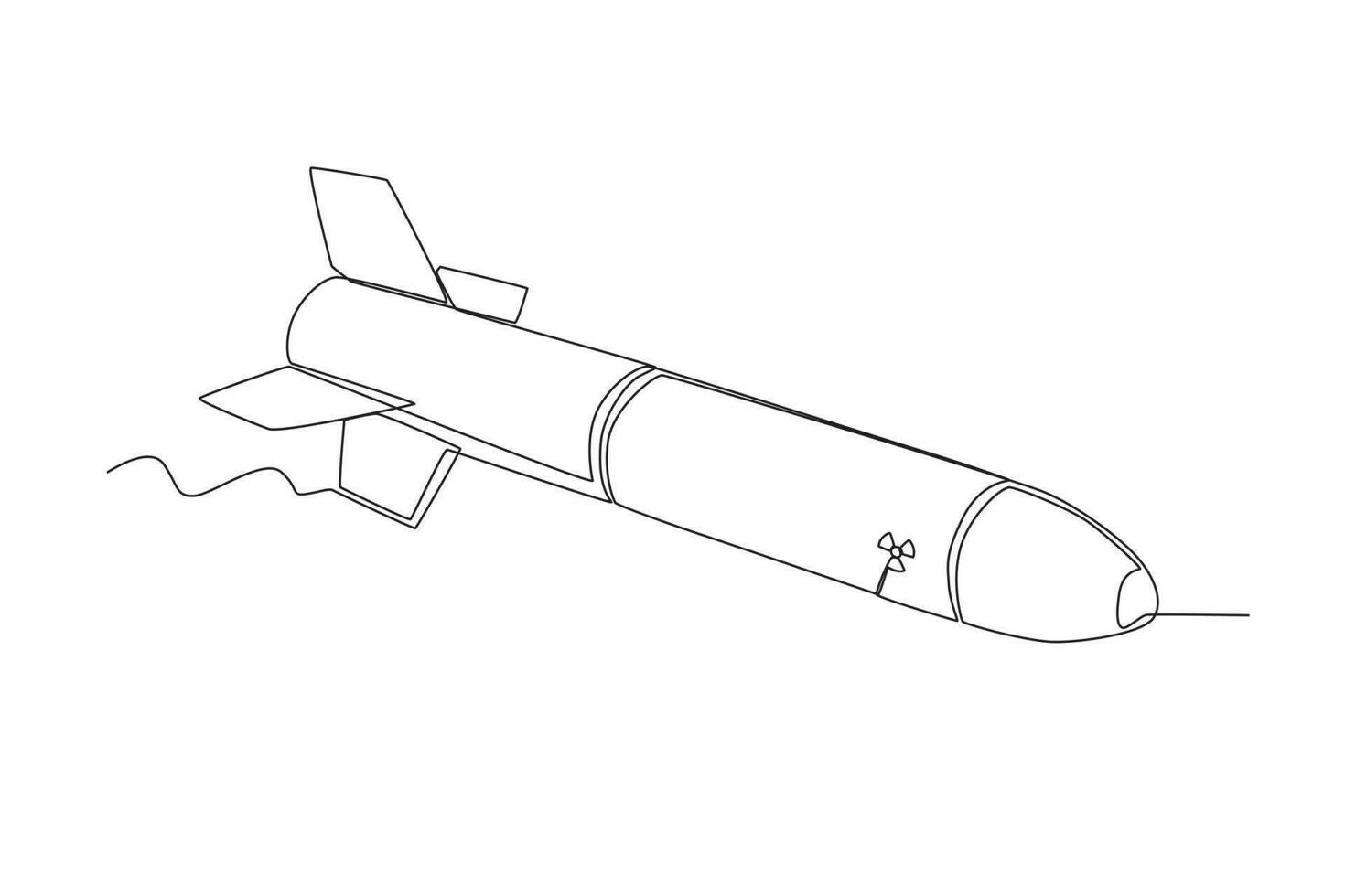 ein nuklear Waffen Technologie vektor