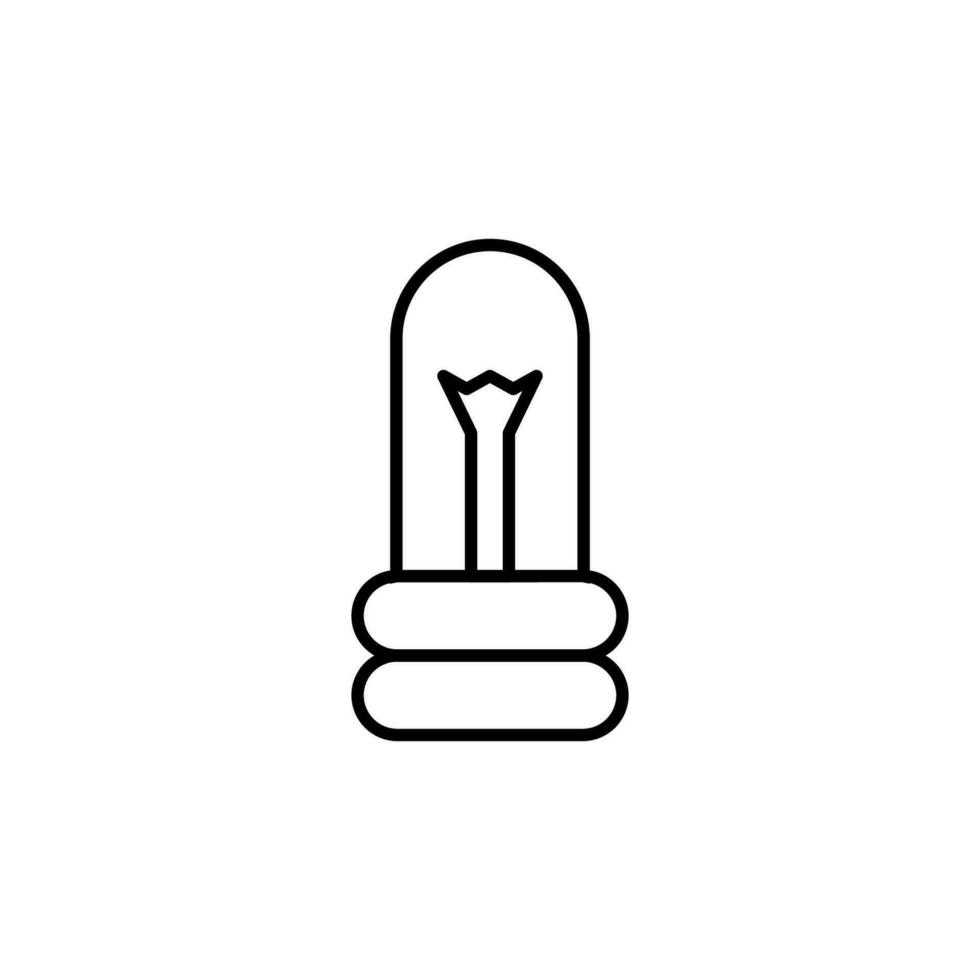 lampa vektor linjär symbol. perfekt för design, infografik, webb webbplatser, appar.