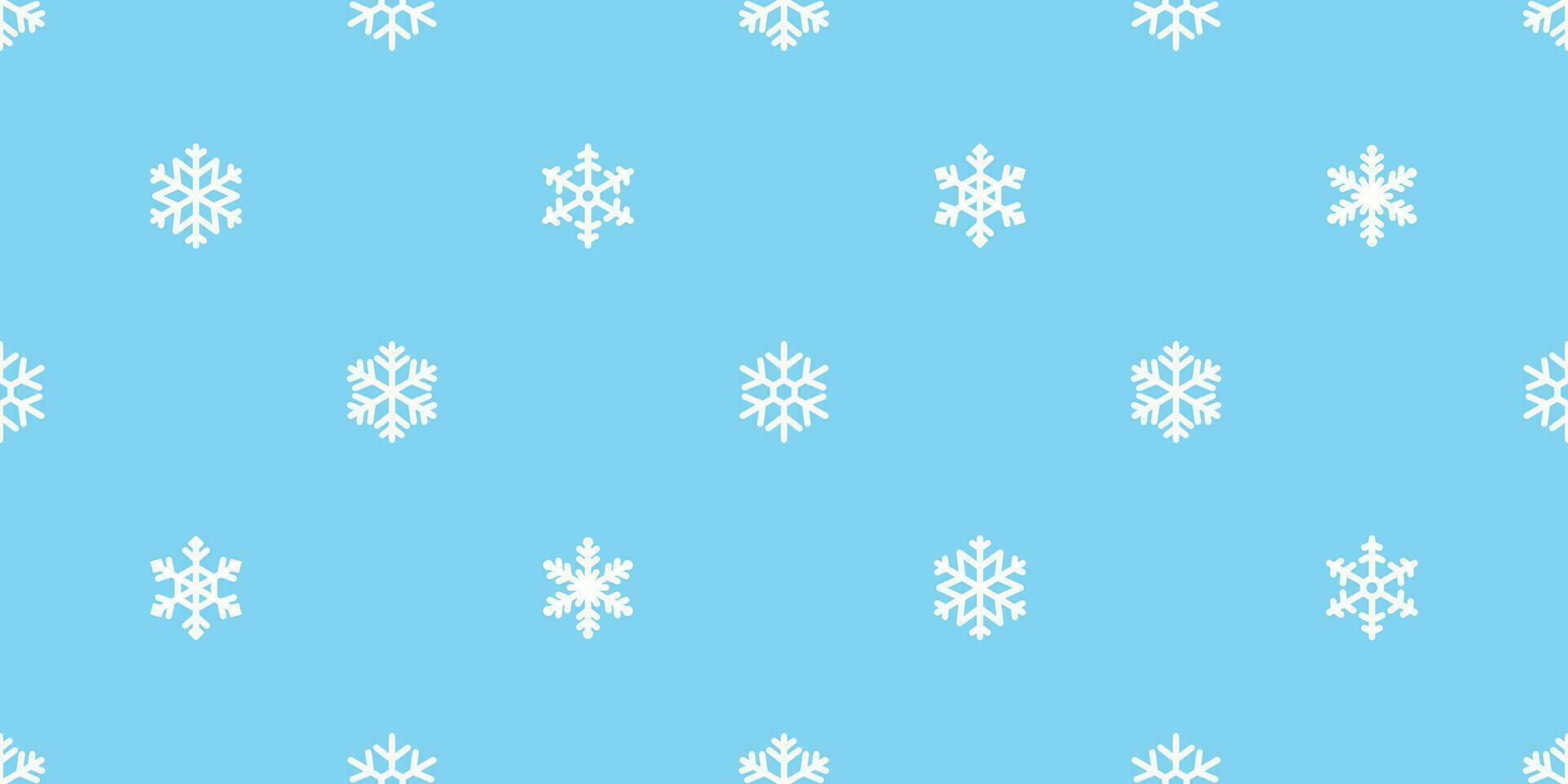Schneeflocke nahtlos Muster Vektor Weihnachten Schnee Weihnachten Santa claus Schal isoliert Hintergrund Fliese Hintergrund Illustration Geschenk Verpackung Papier Design