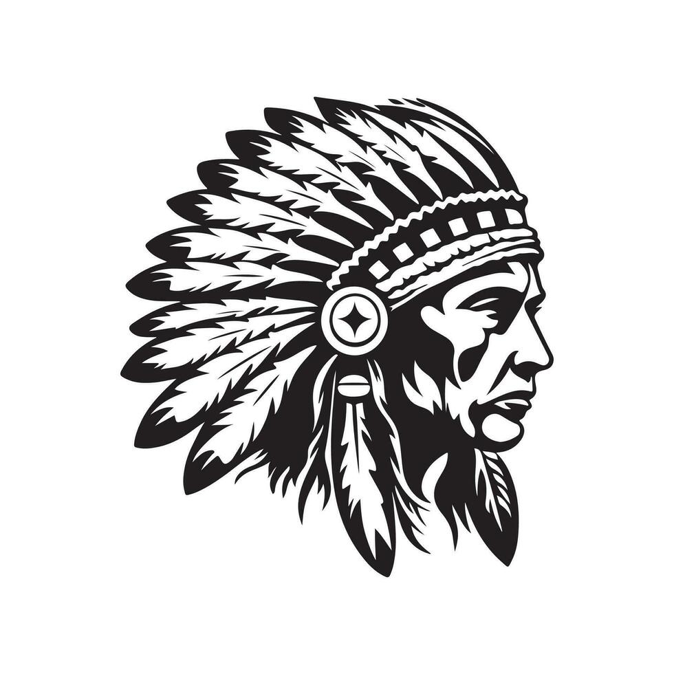 Apache Vektor Bild, Logo, Kunst und Design