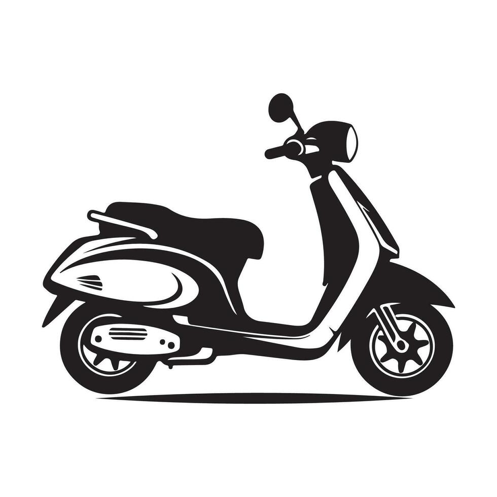 motorcykel ikon vektor, motorcykel logotyp design vektor