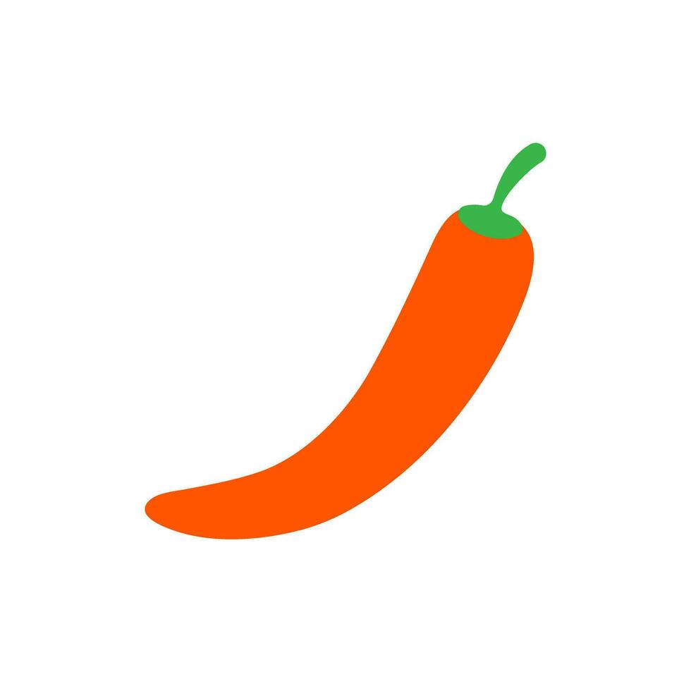 chili peppar vektor ikon. jalapeno illustration symbol eller sjunga. kajenn logotyp.