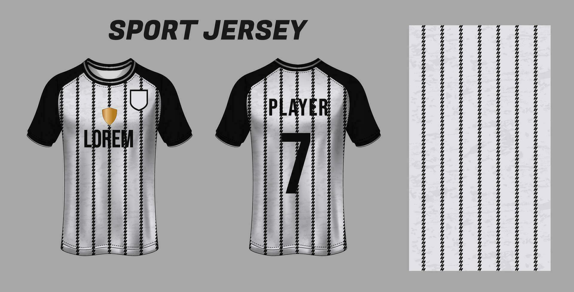 sport jersey design tyg textil- för sublimering vektor