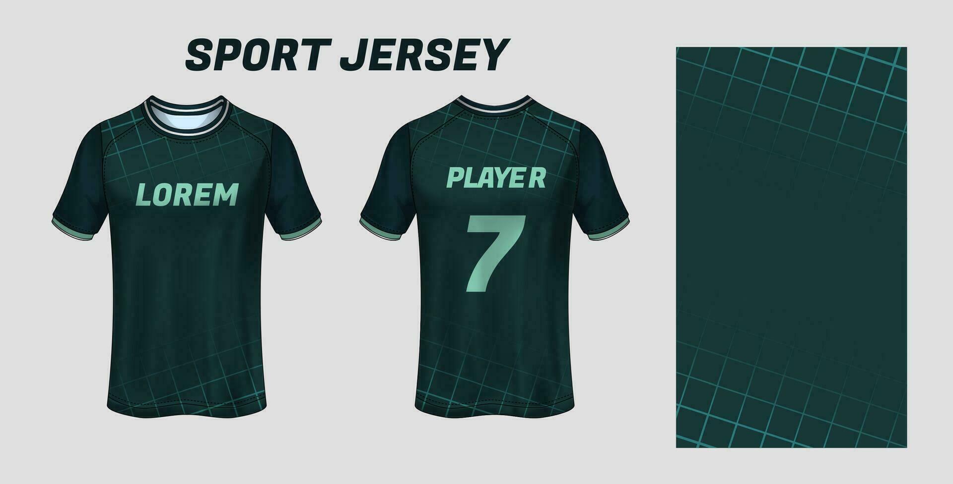 Sport Jersey Design Stoff Textil- zum Sublimation vektor