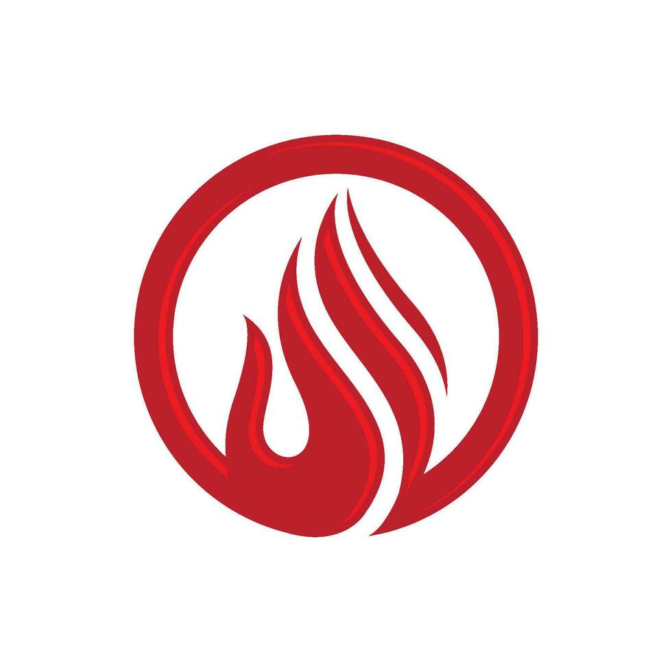 eld flamma vektor illustration design