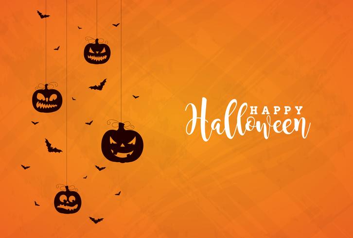 Lycklig Halloween banner illustration vektor