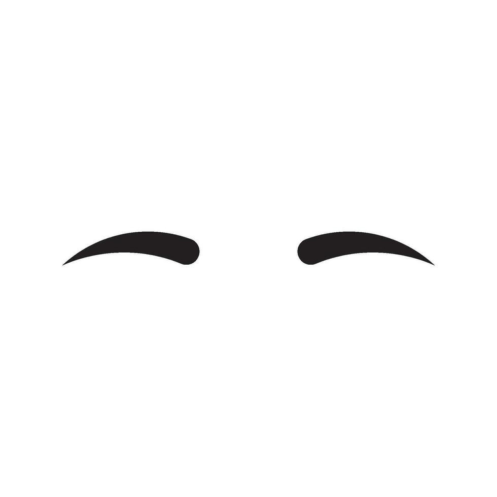 Augenbraue Symbol Vektor