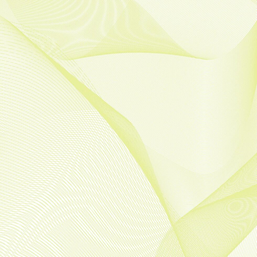 modern einfach abstrakt Nahtlos Gelb Farbe wellig Welle Linie Muster Vektor Kunst