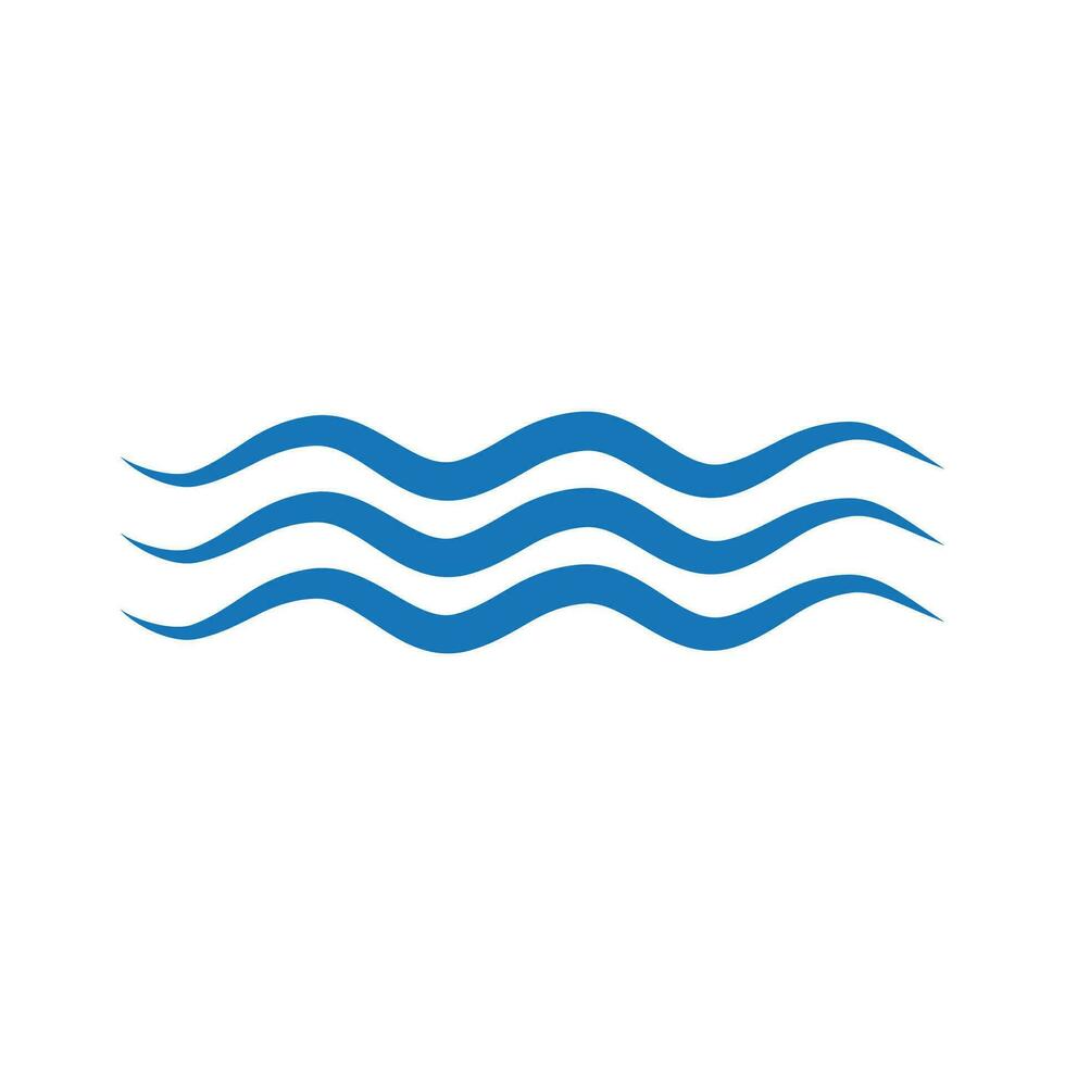 Wasser Welle Logo Vektor und Symbol Vorlage