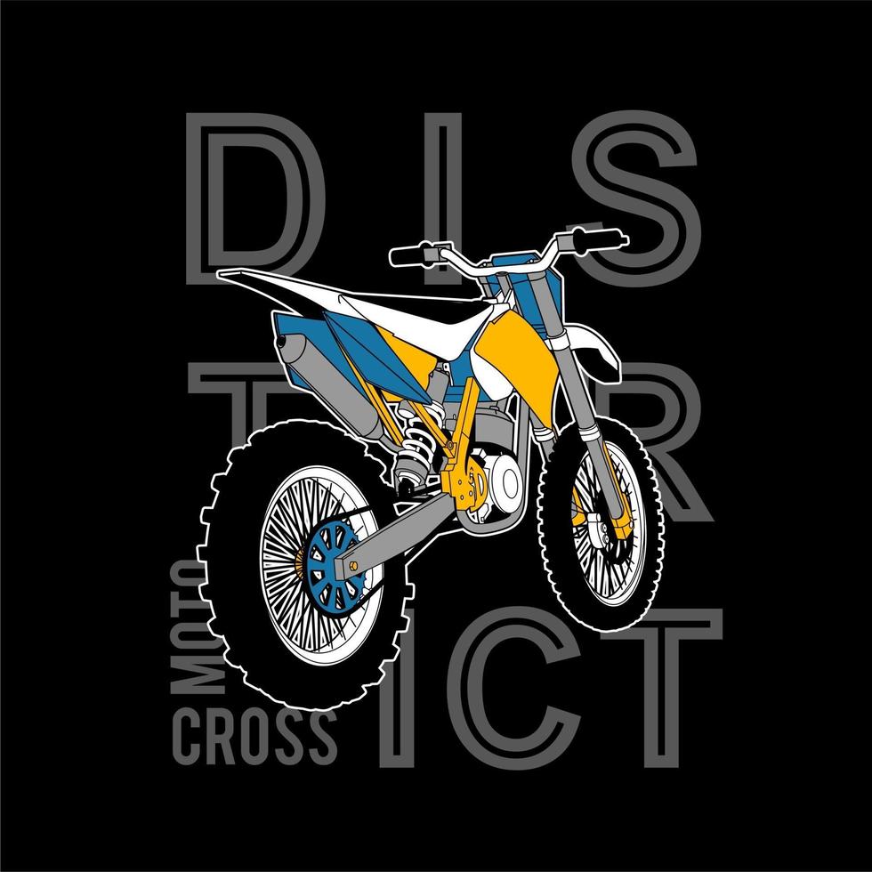 motorcykel och bil illustration vektor för designkoncept