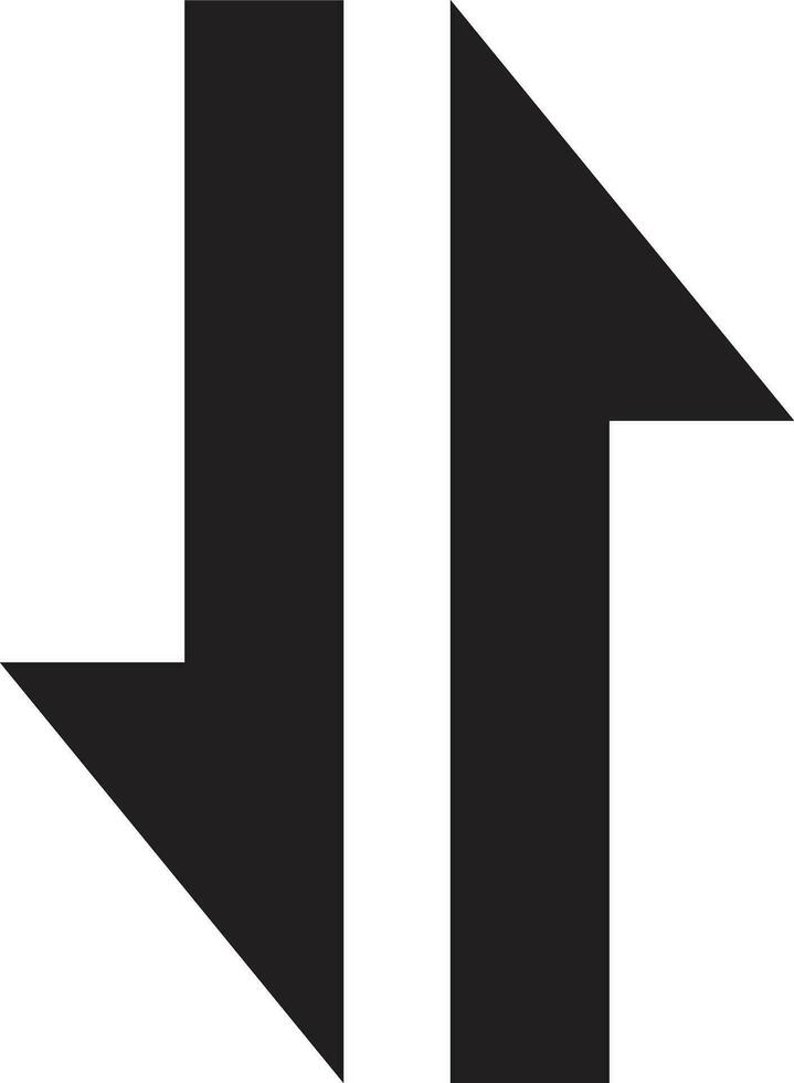 Daten Transfer Symbol im modisch Stil isoliert auf Weiß Hintergrund vektor