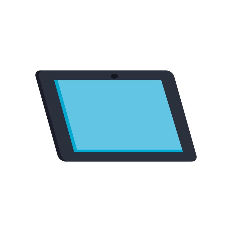 tablett enhet teknik isolerad ikon vektor