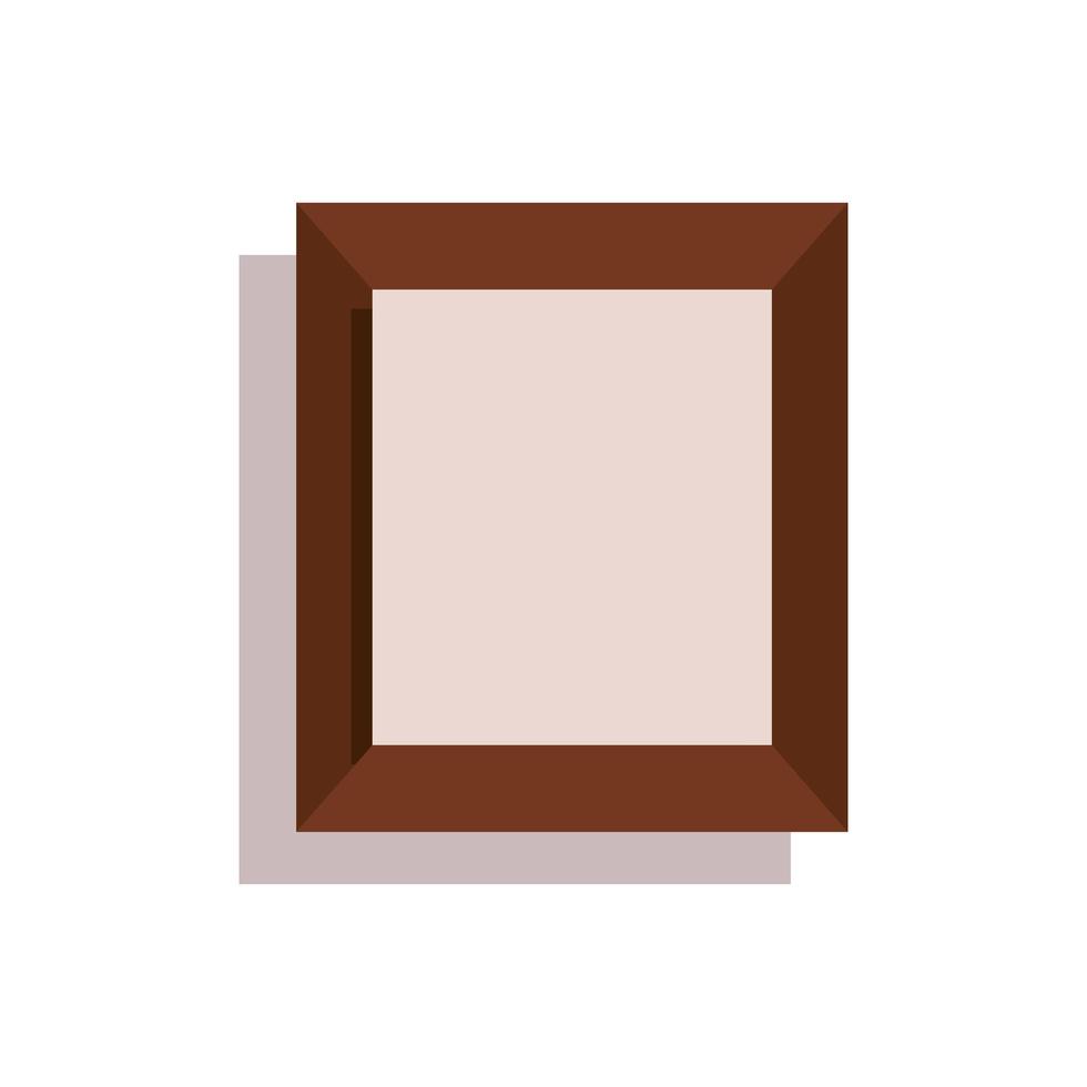 trä porträtt bild isolerade ikon vektor