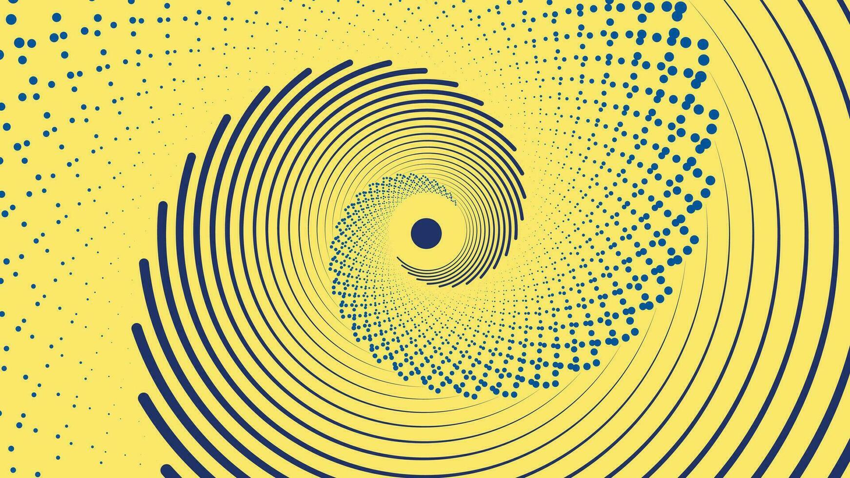 abstrakt spiral runda två linje bakgrund för din kreativ projekt. vektor