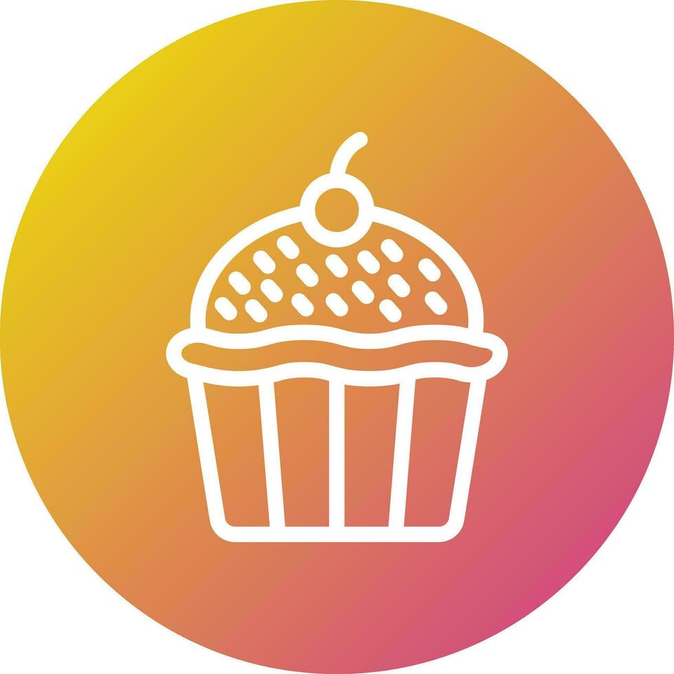 Cupcake-Vektor-Icon-Design-Illustration vektor