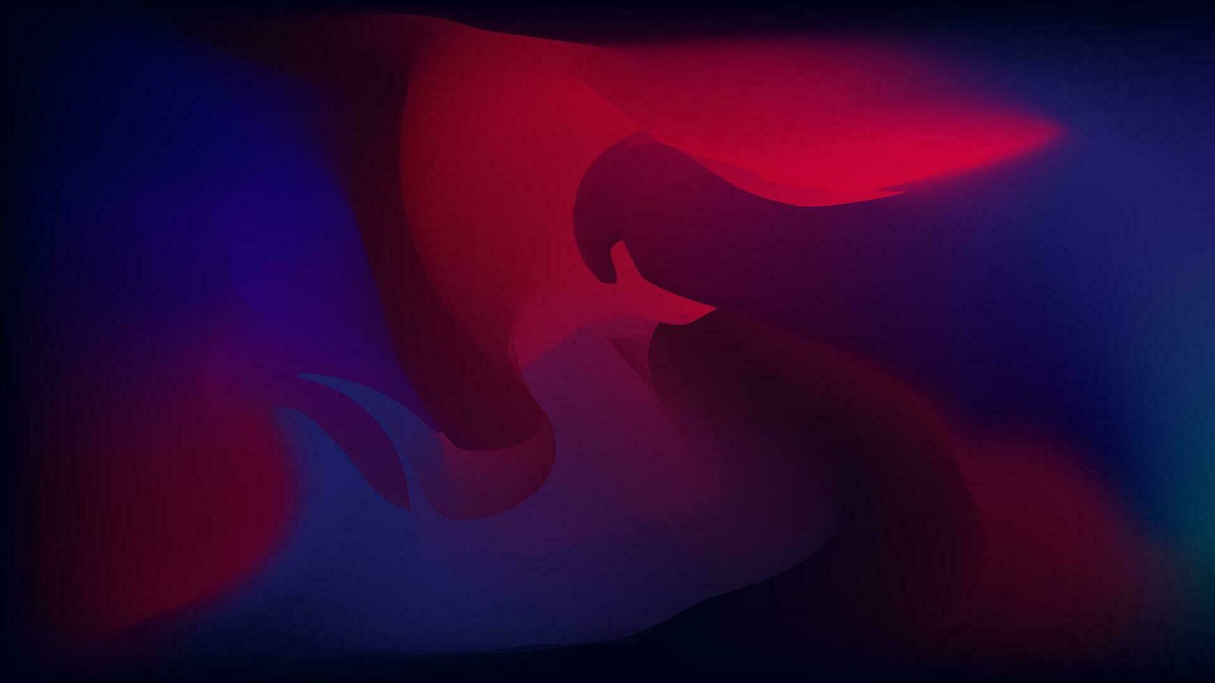 en röd, blå och lila abstrakt bakgrund, abstrakt röd och blå lutning bakgrund. vektor illustration för din design.
