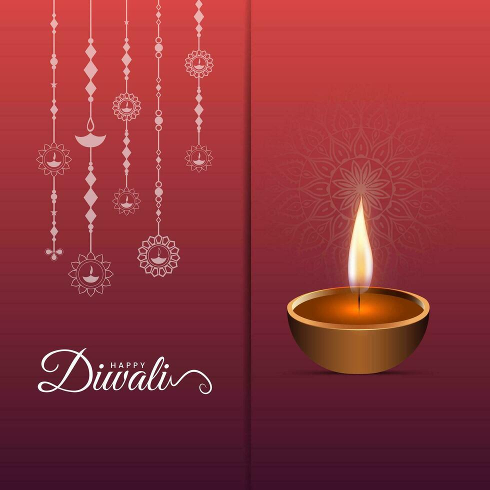 Happy Bhai Dooj Typografie Social Media Post vektor