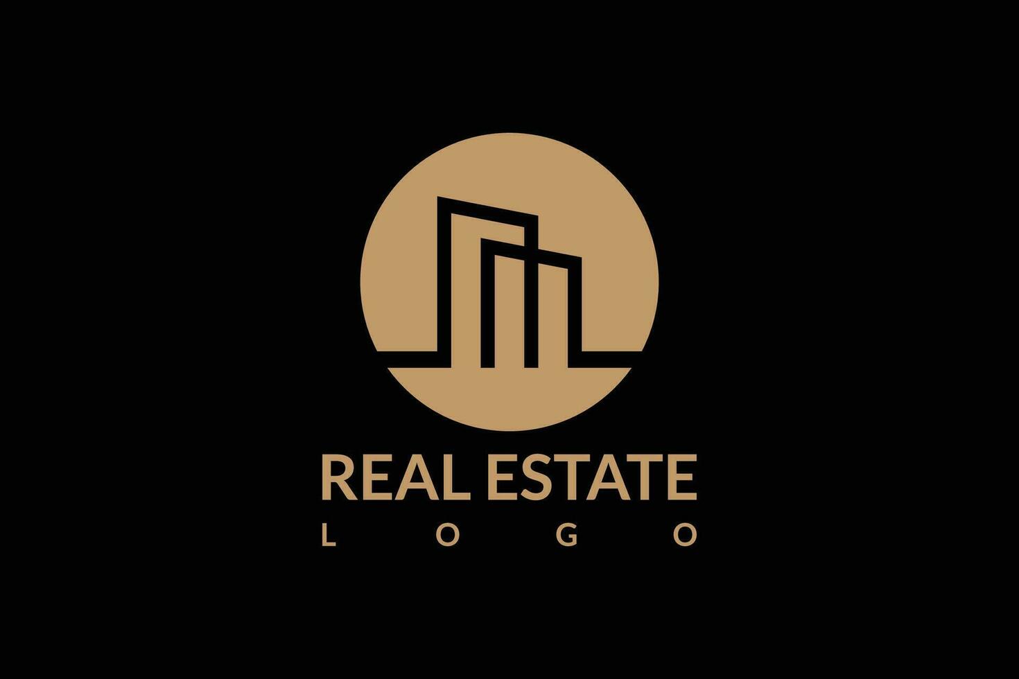 Grundeigentum Logo Design Vektor Vorlage, elegant Zuhause Inszenierung Bedienung Logo